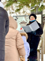 Мельницкая библиотека провела час мужества «Ты в памяти и сердце, Сталинград!»